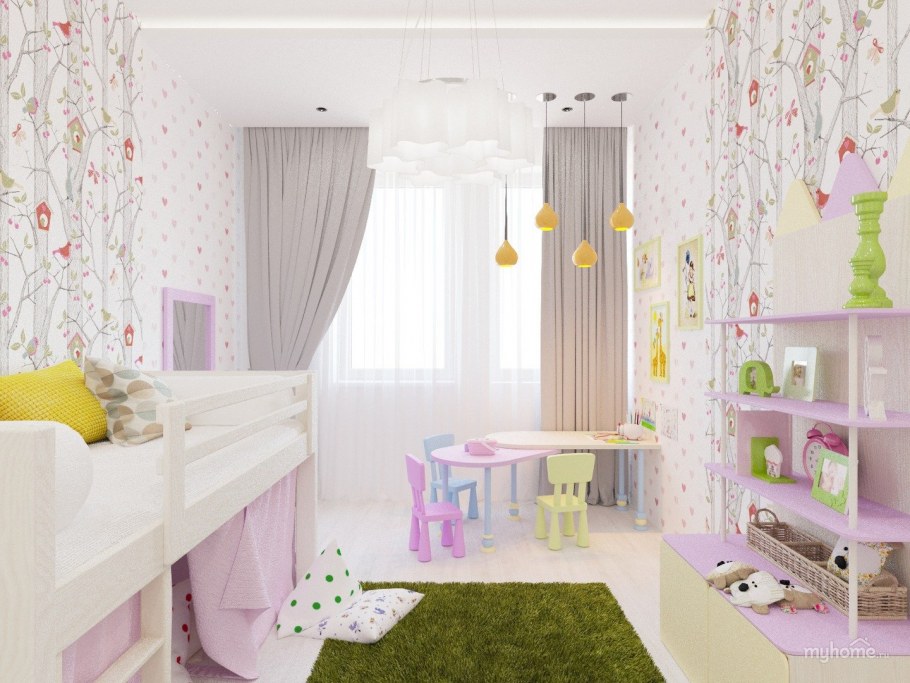 Нежная детская комната