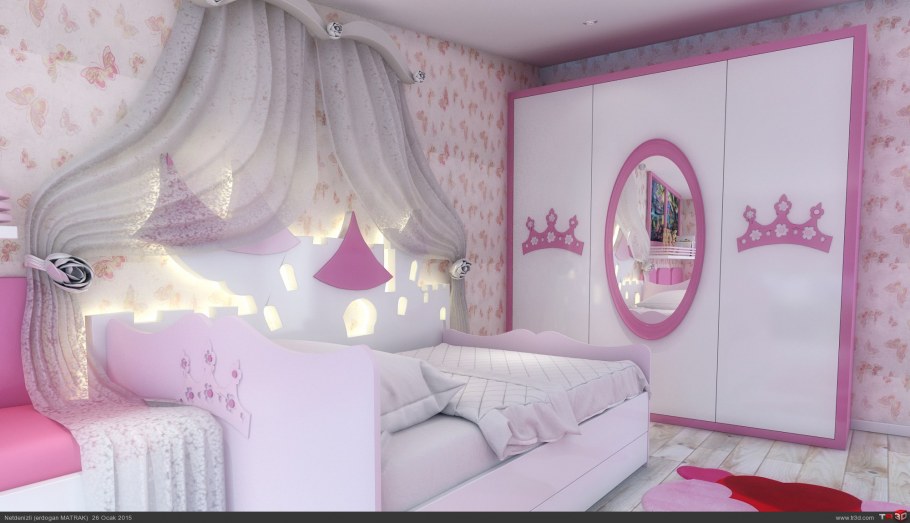 Комната принцессы для девочки