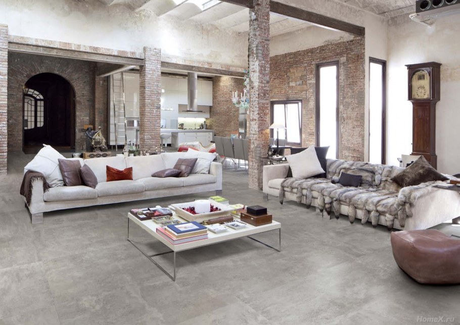 Бетонный пол лофт