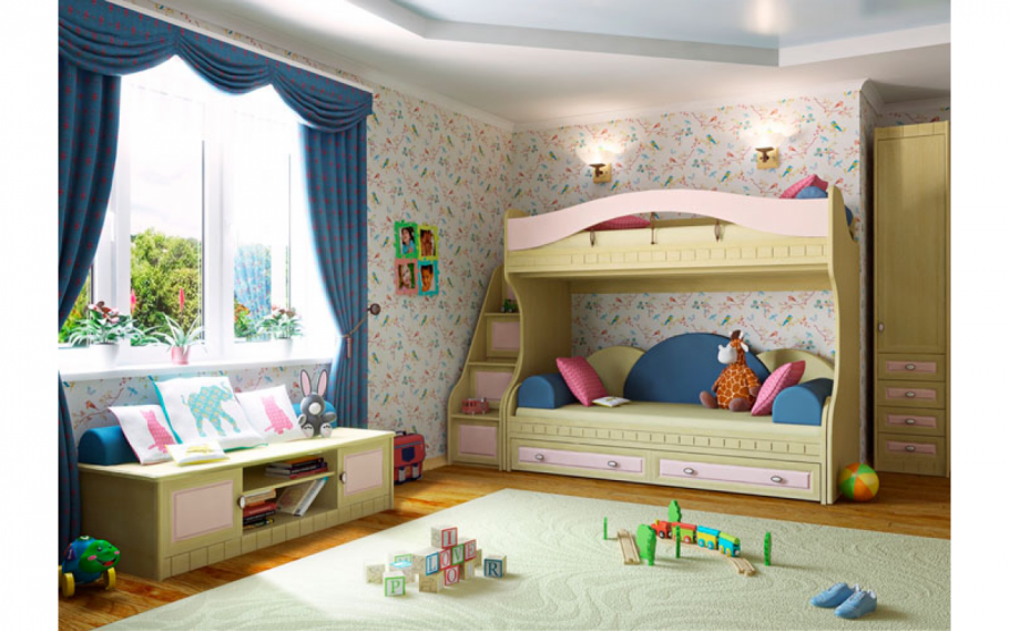 Итальянские мотивы детская мебель Гармония