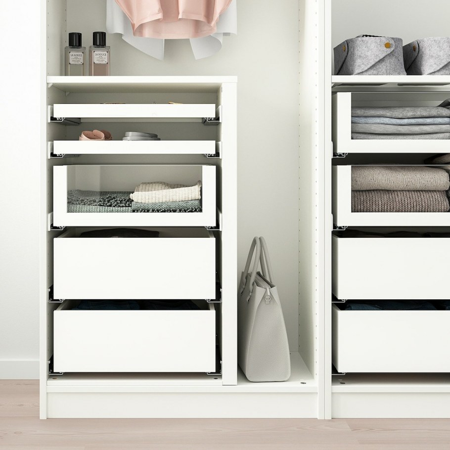 Ikea komplement стеклянная полка