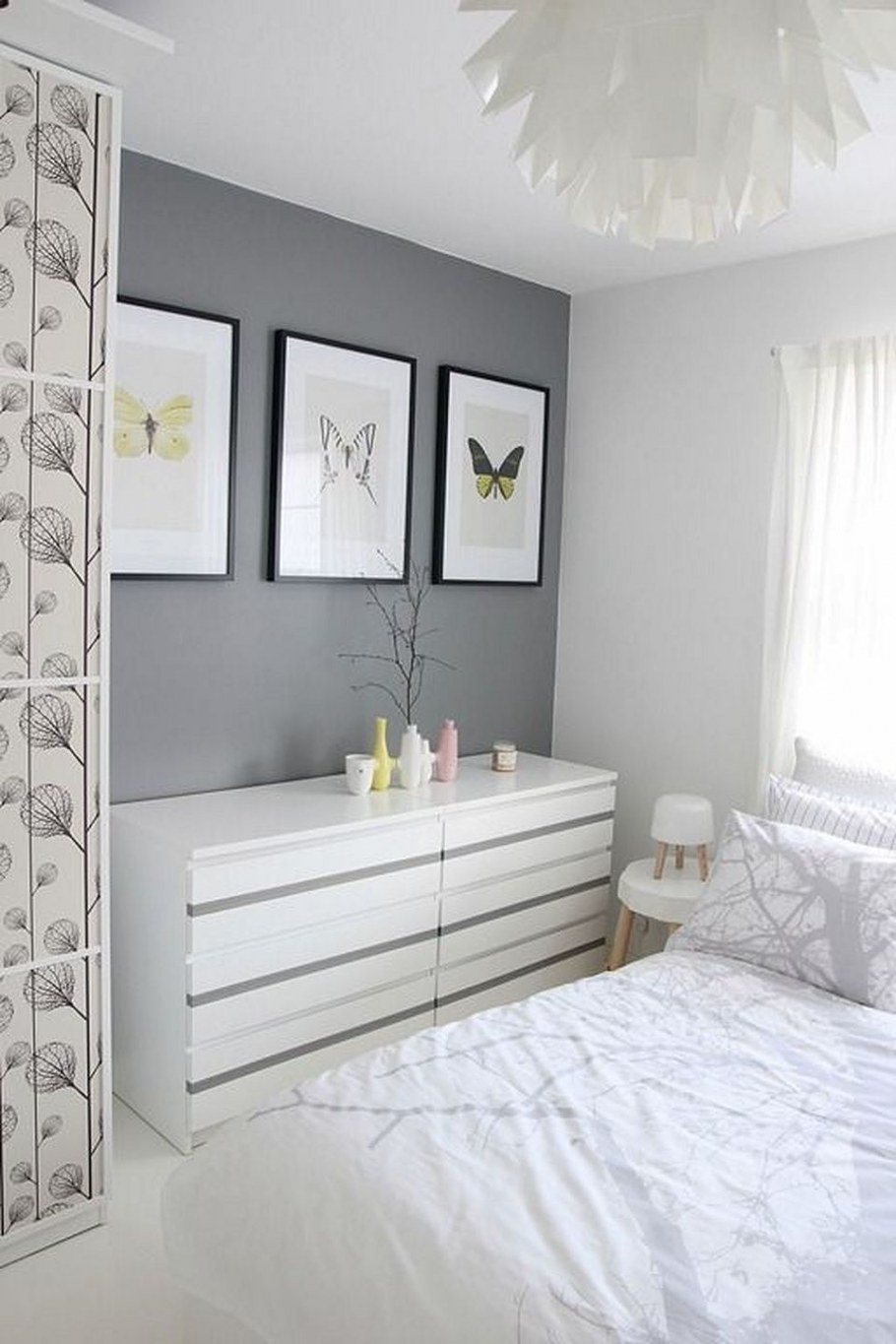 Malm МАЛЬМ комод с 2 ящиками, белый40x55 см