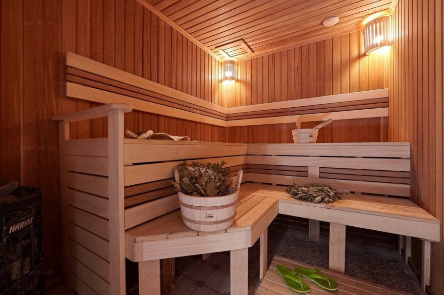 Отделка бани внутри