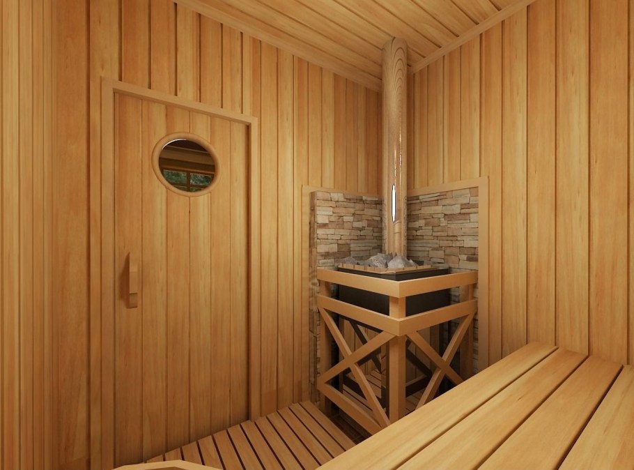 Отделка бани