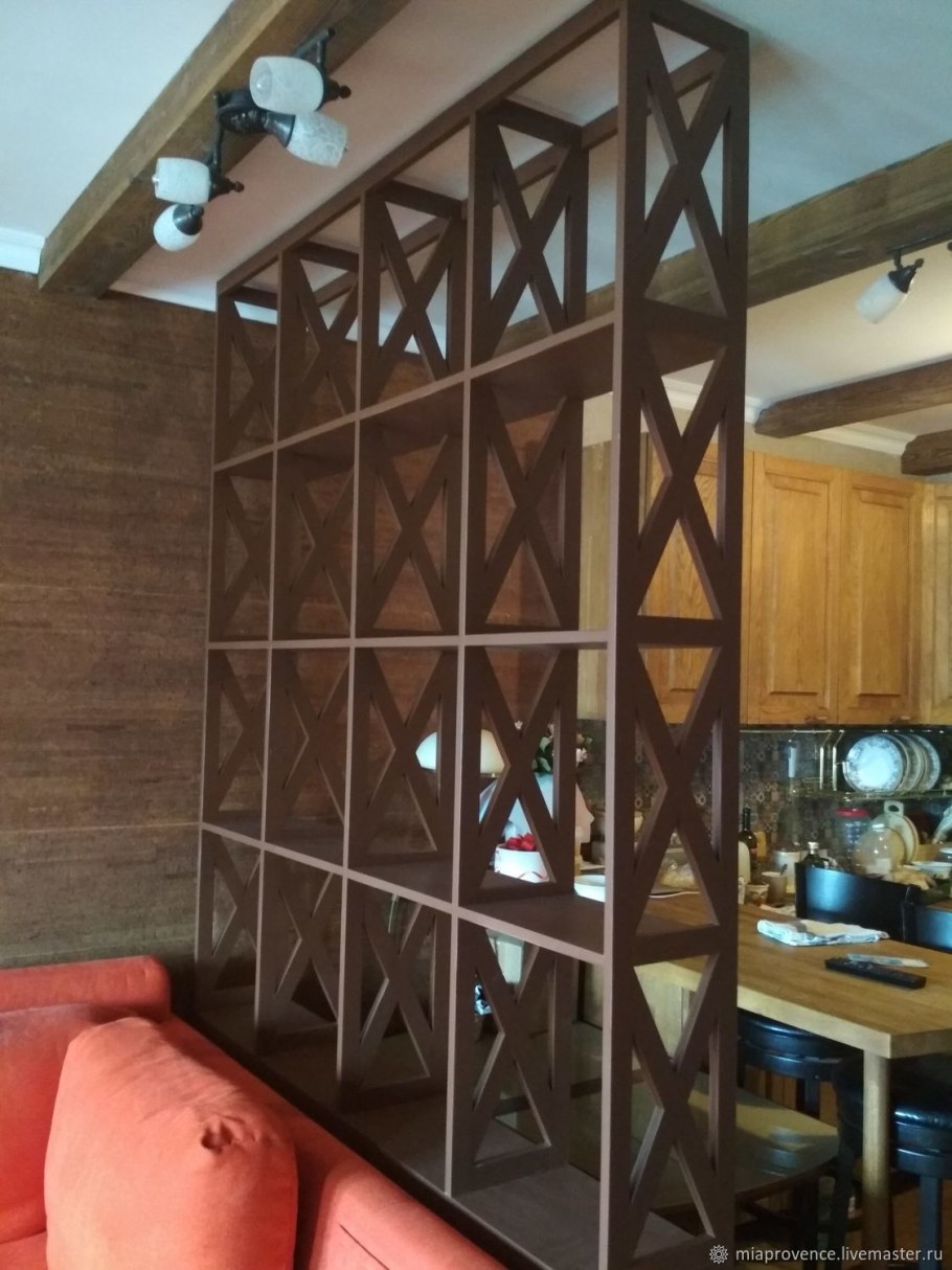 Стеллаж-перегородка 1664х372х2045 белый