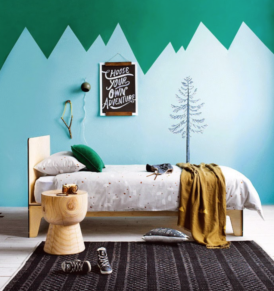 Оригинальная покраска стен