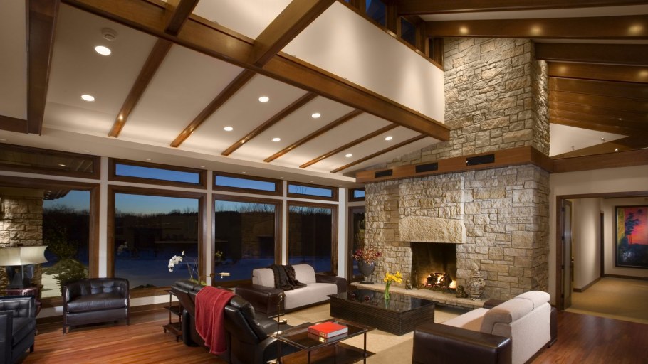 Кассетный потолок в интерьере