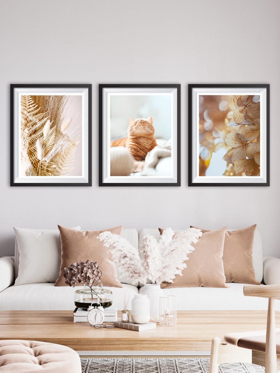 Постер белый