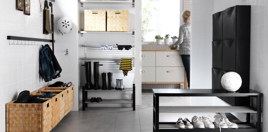 Прихожая икеа в интерьере