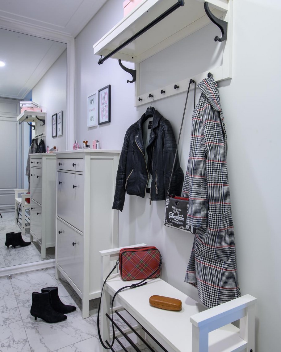 Malm ikea в прихожей