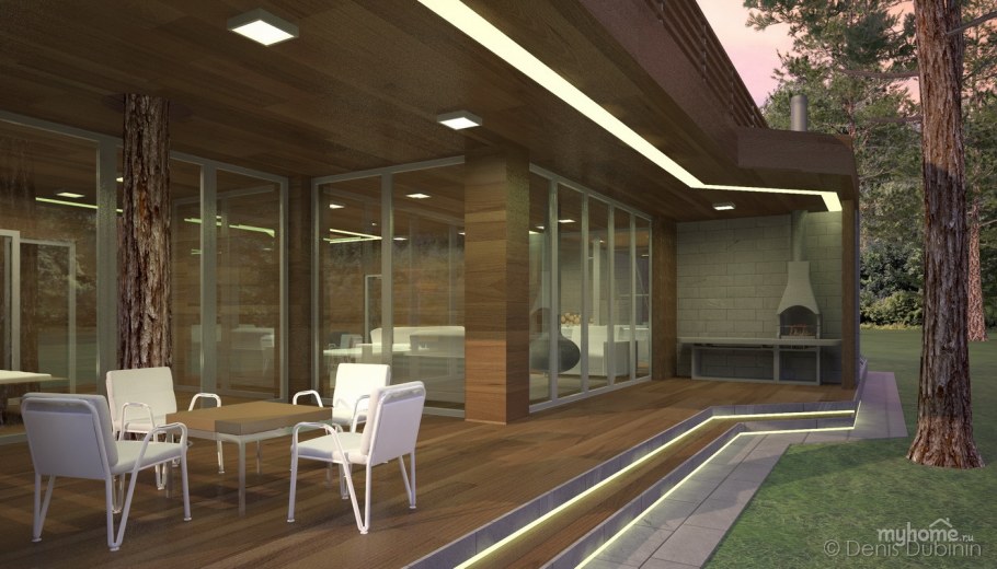 Веранда с наружной