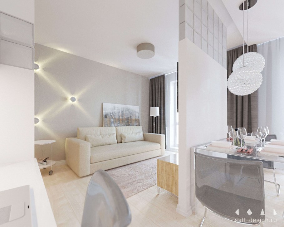 Однушка для сдачи интерьер