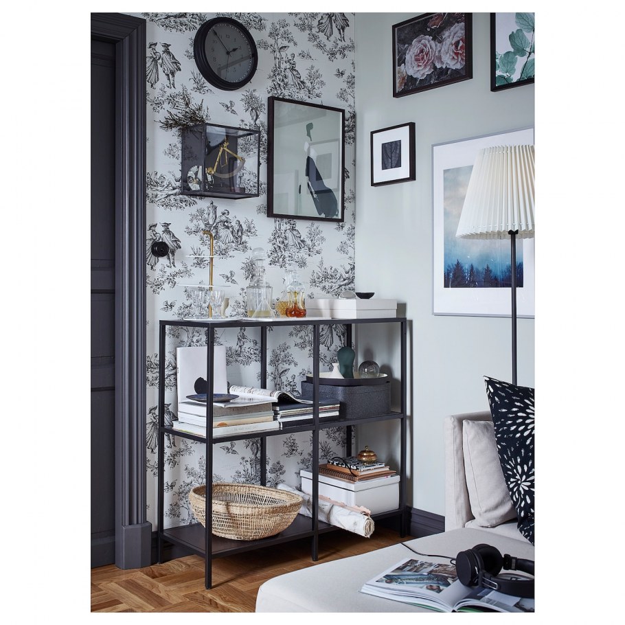 FJÄLLBO ФЬЕЛЛЬБО стеллаж, черный51x136 см