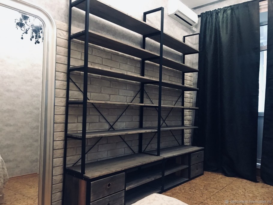 Стеллаж ПК 9 (дуб сонома/белый)