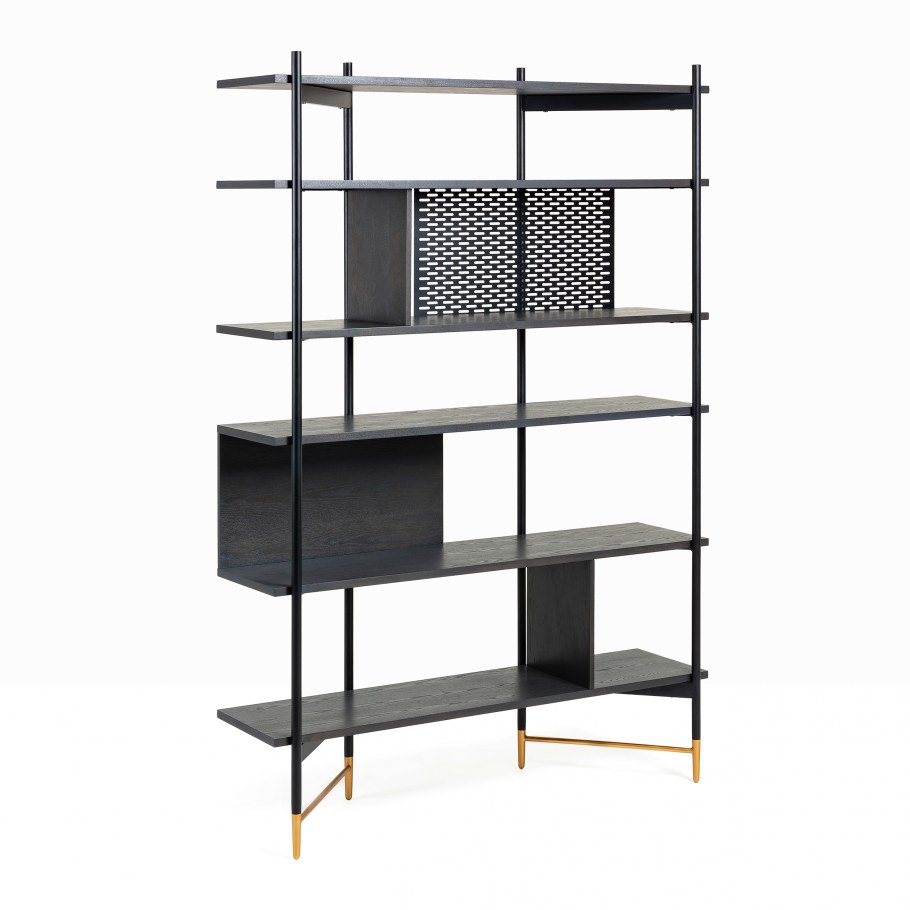 Стеллаж книжный узкий, в240 см, Parallel XL