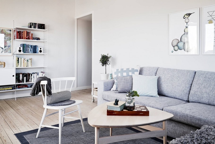 Сканди в гостиной