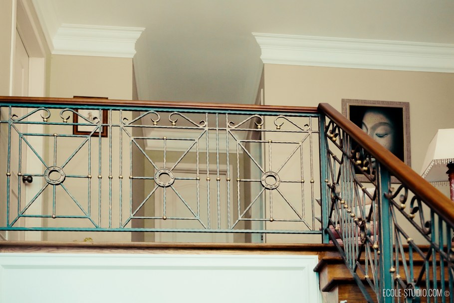 Кованые перила в стиле Модерн