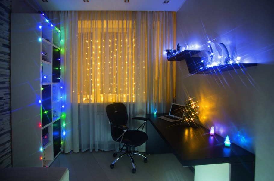 Геймерская комната с подсветкой