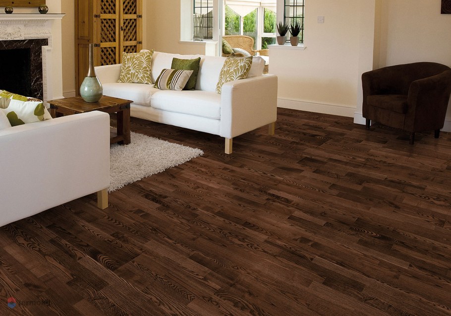 Паркетная доска ясень Coffee molti