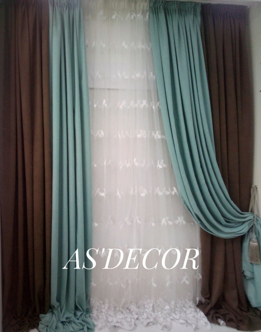 Шторы Pasionaria бирюзовый
