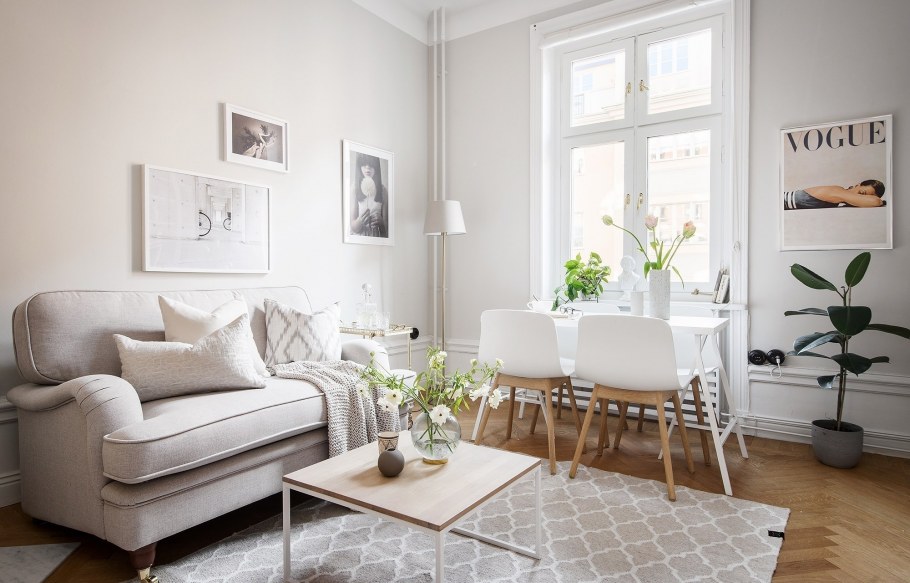 Квартира в белом цвете