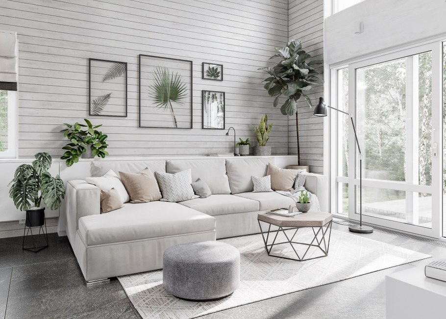 Жемчужный цвет в интерьере