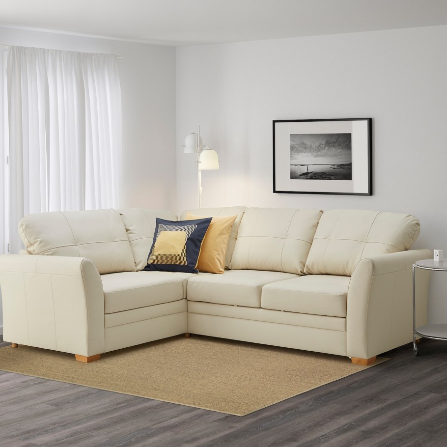 ГЕССБЕРГ угл див-кров c модулем д хран, Лев, Глосе/Бумстад бежевый