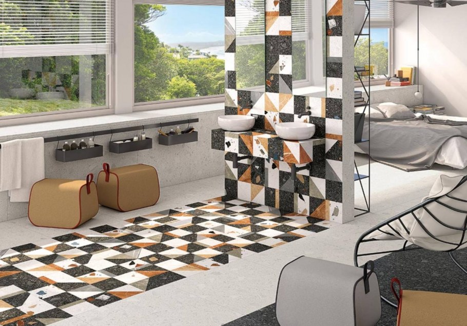 Керамогранит Arcana Stracciatella Stracciatella-r Grafito