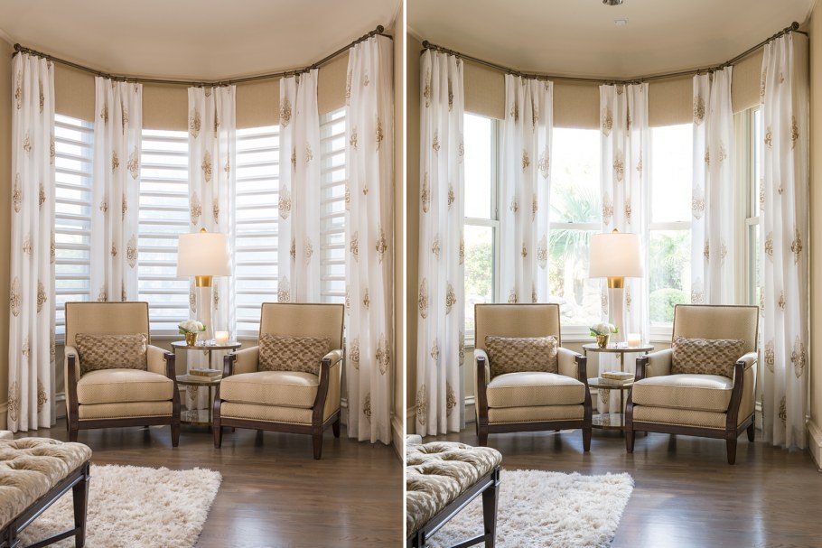 Обеденная зона в эркере