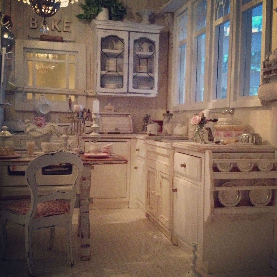 Новогодний интерьер в стиле шебби Шик