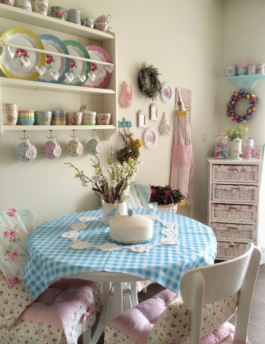 Кухня шебби Шик серый