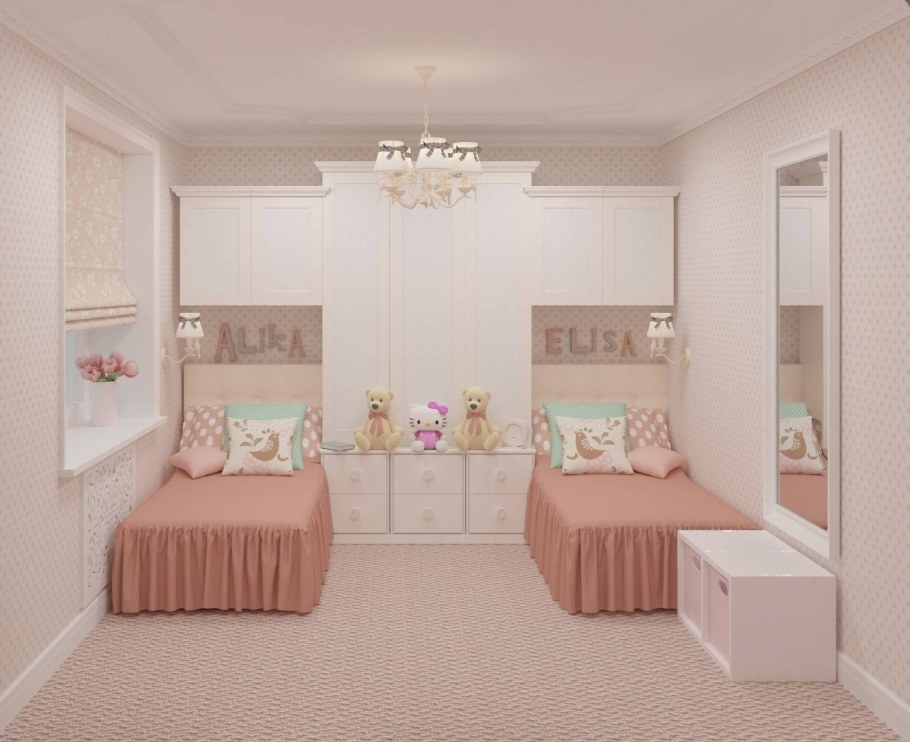 Интерьер для двух девочек подростков