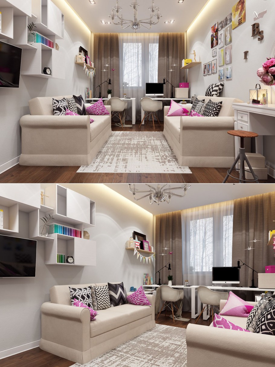 Комната для девочки подростка