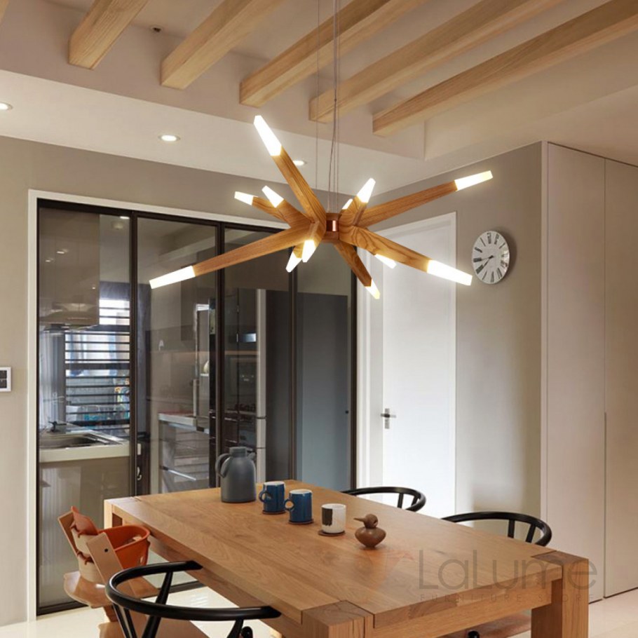 Лучеобразная люстра Flashwood