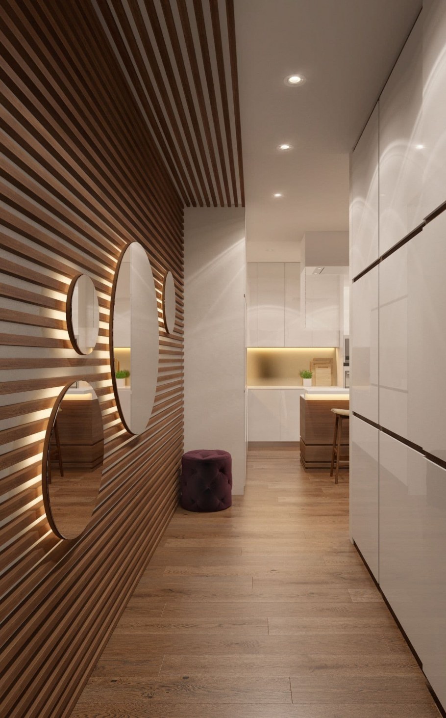 Отделка стен в коридоре