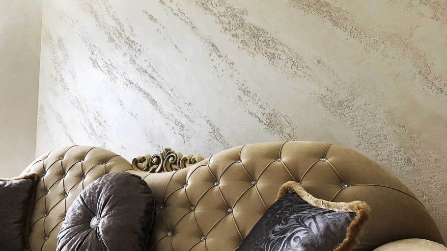 Декоративная штукатурка в интерьере