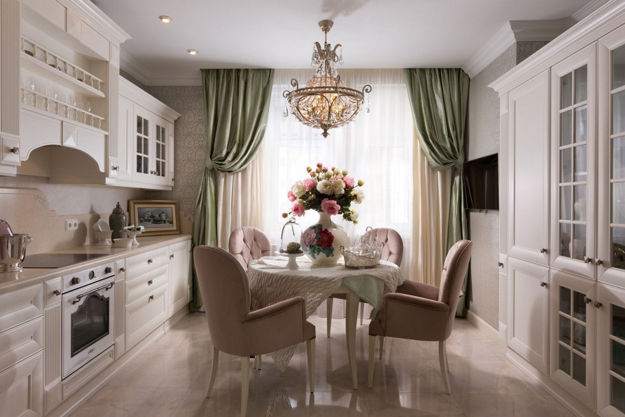 Стиль Ренессанс в интерьере кухни
