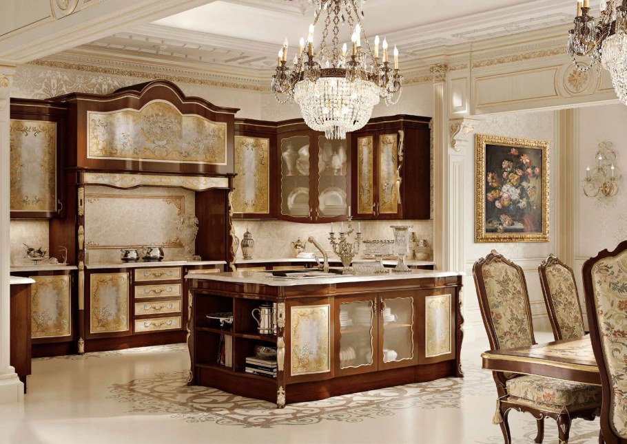 Кухня в стиле Ампир