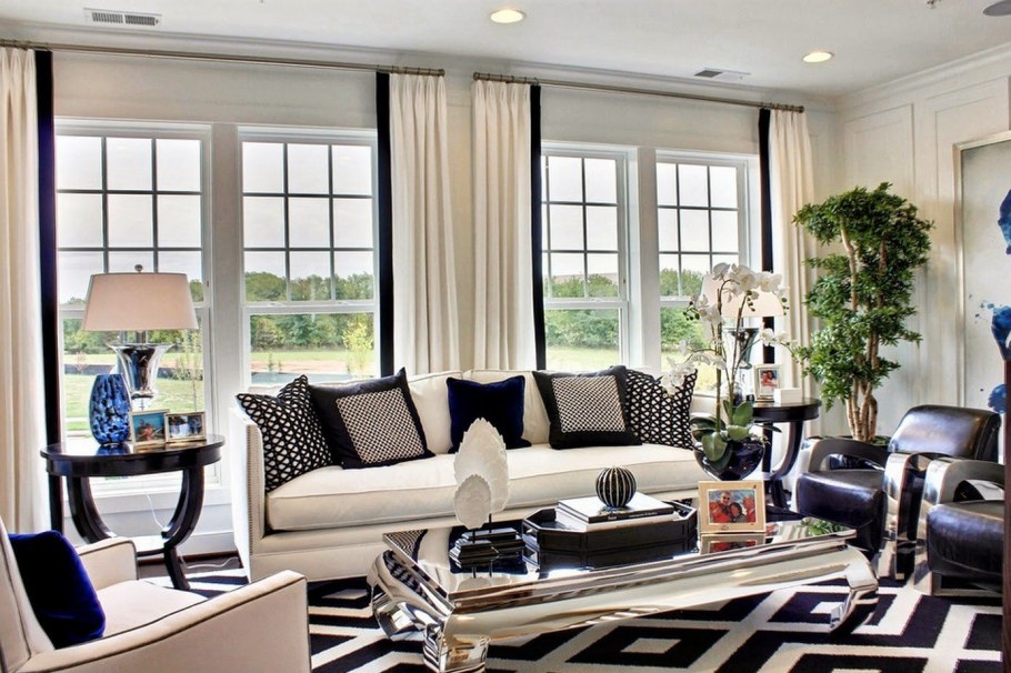 Освещение в гостиной в современном стиле