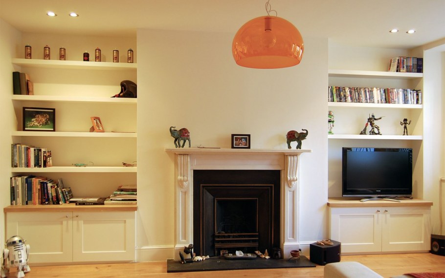 Встроенные полки