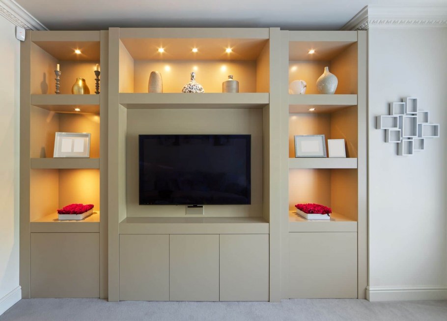 Книжный шкаф в нише