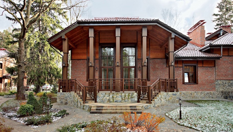 Загородный дом в стиле Шале