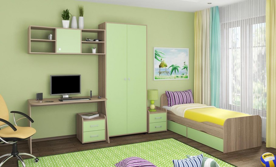 Детская модульная мебель Дельта