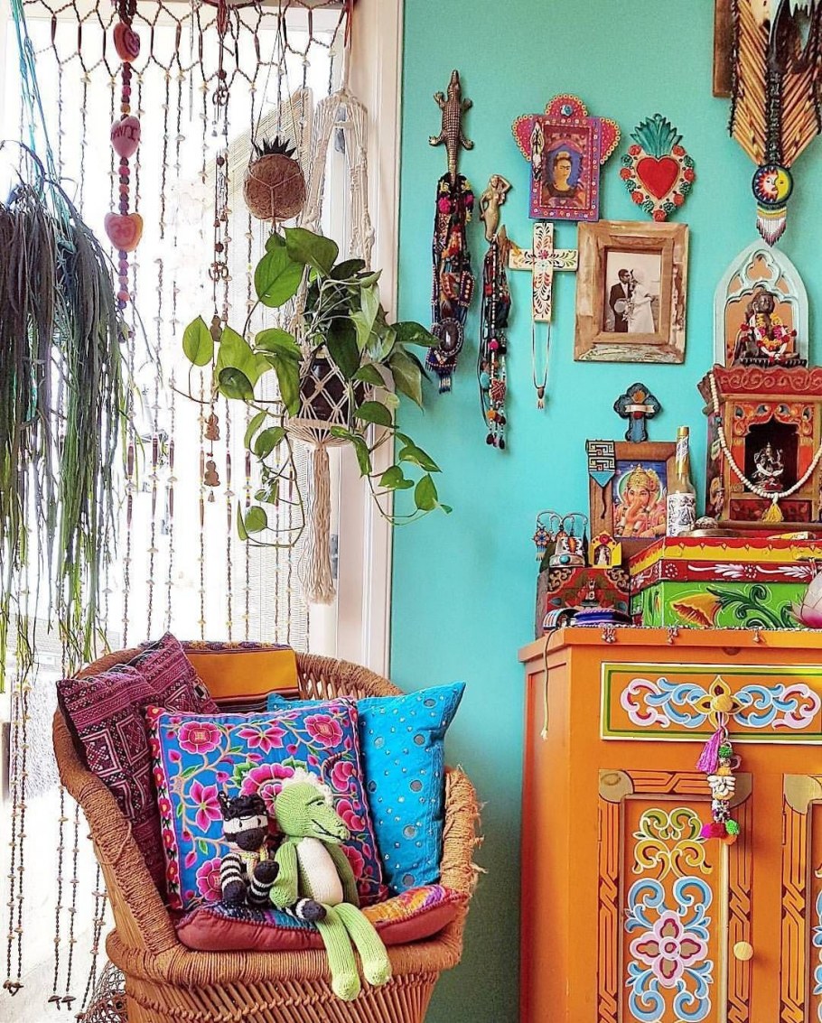 Интерьер в стиле бохо жилище художников