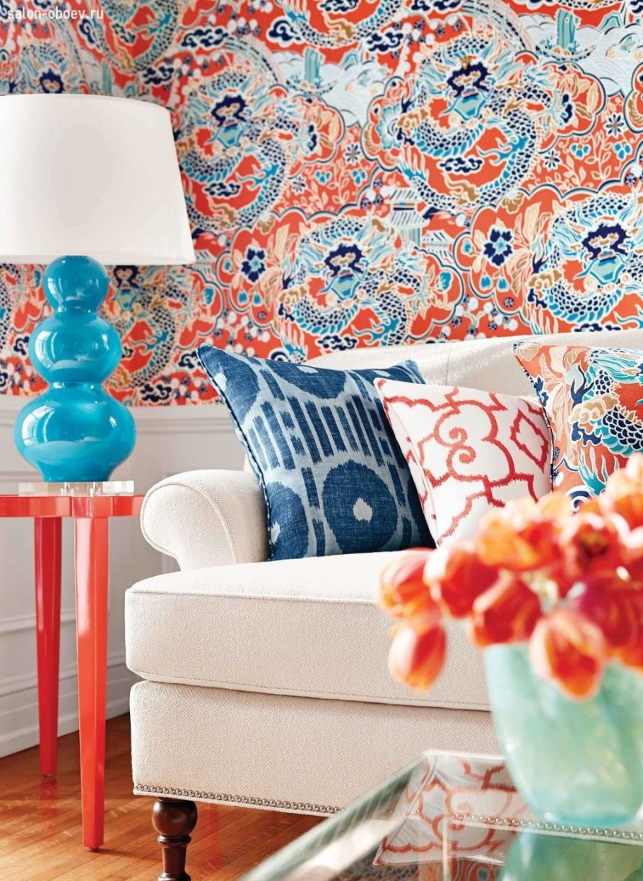 Ткани Thibaut в интерьере