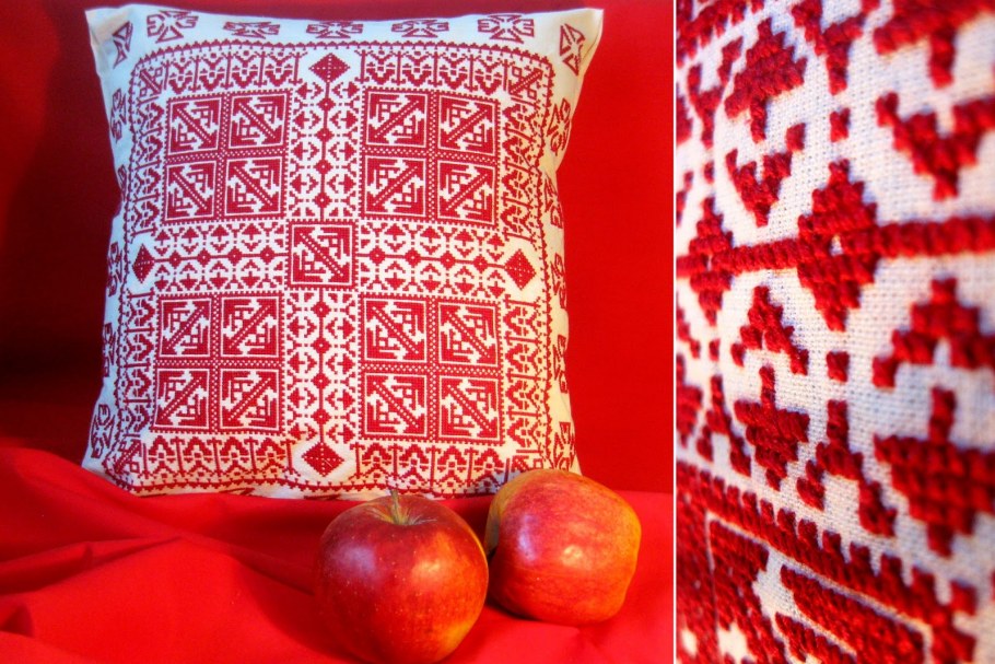 Геометрический орнамент вышивка