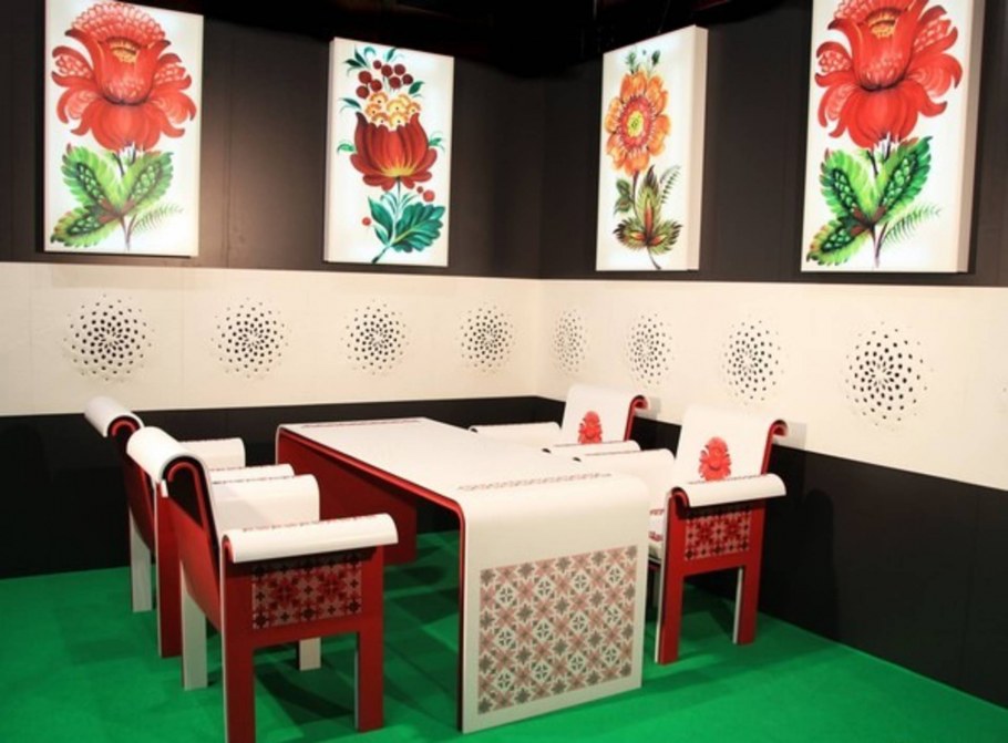 Русские узоры в интерьере