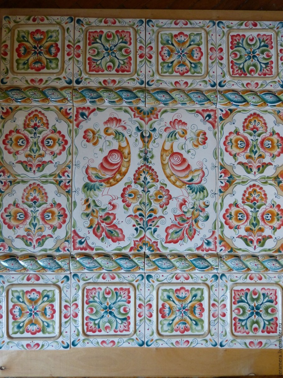 Изразцы в русском стиле