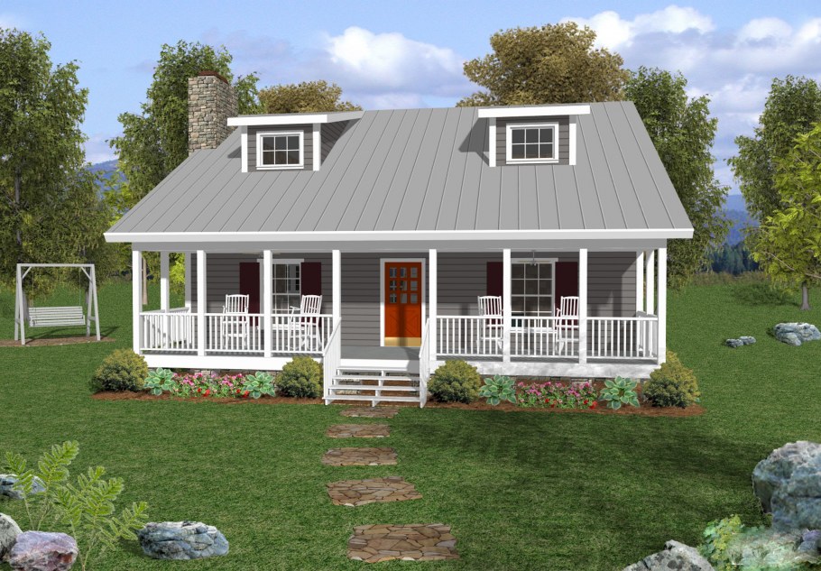 Тини Хаус с террасой проект