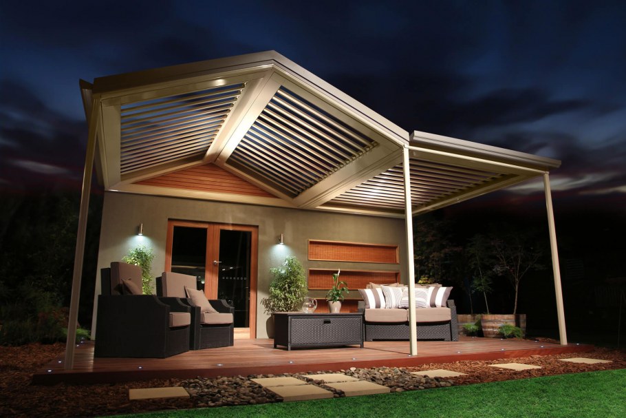 Патио с прозрачной крышей